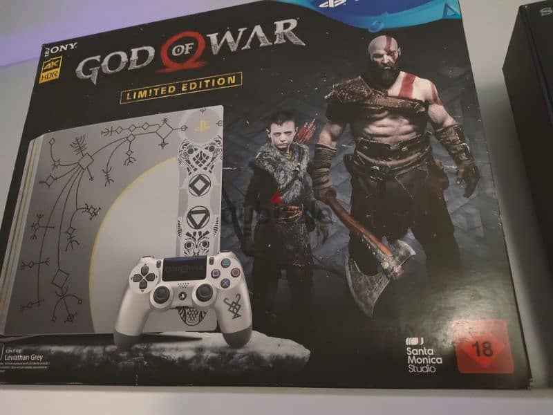 God of war limited edition PS4 pro أجهزة ألعاب فيديو 199783212