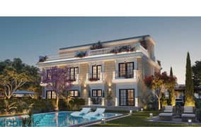 villa Town houses Bua 284 m in Compound Cassette New Capital for sale  10 y installments with privet pool