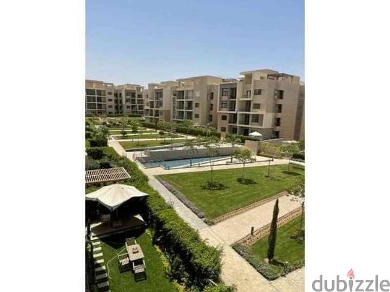 145 m apartment for sale ready to move view villa 3 bedrooms in almarasem fifth square 5