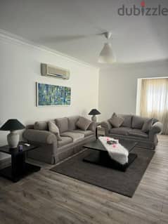 Furnished  Ground Apartment in Katameya heights extension