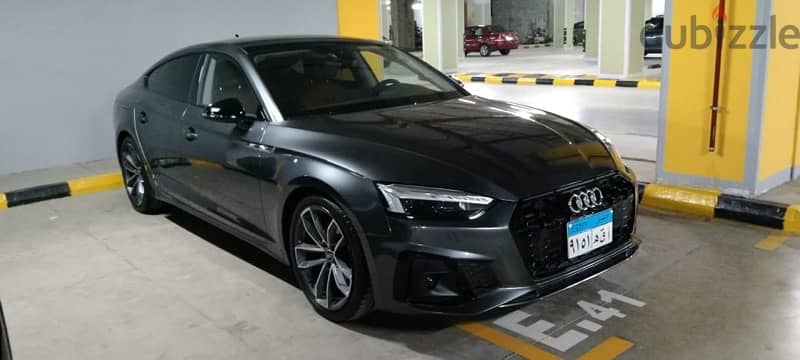 Audi A5 Black Edition 2023 2000 KM licence & protection اودى 1