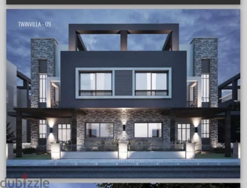 Twin house 340m resale Gold Cliff New Giza bahri . 2