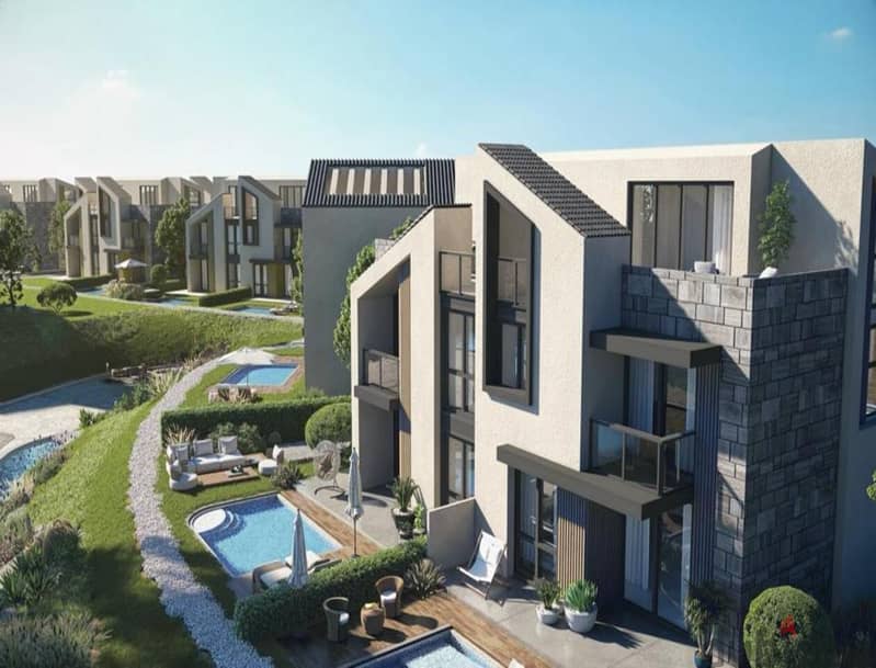 Town house 160 meters in At east mostakbal down payment 5% 3