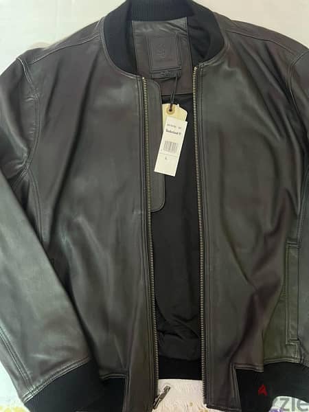 Timberland Jacket Leather جاكيت جلد طبيعي 1
