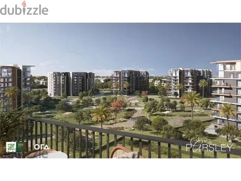 In installments 204 m apartment for sale view landscape fully finished with a. c 3 bedrooms in Zed east 3