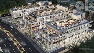 Shop for sale in Shorouk, 126 sqm, directly from the owner, in installments and the longest payment period