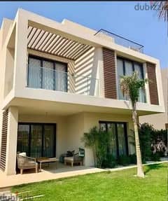 240 m stand alone  with garden for sale in installments semi finished 3 bedrooms in taj city 0