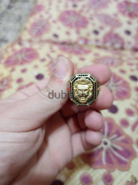 lion face ring gold 925 6
