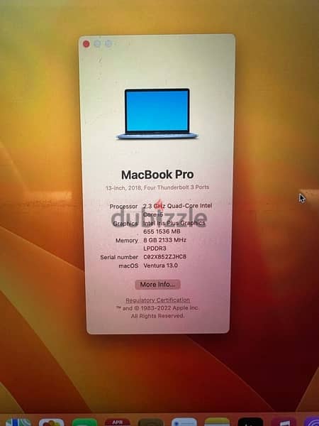 MacBook Pro 13-inch 2018 1