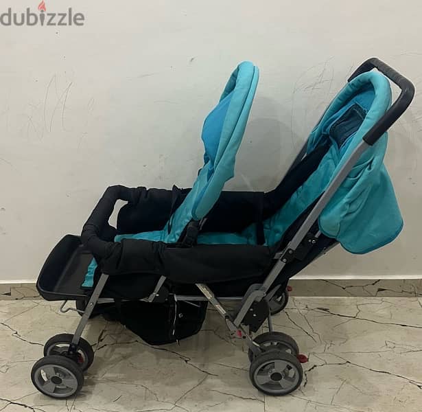 Garco Baby twins stroller عربة أطفال 1