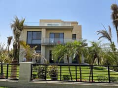 For Sale, a Distinctive Villa, 3 Floors, Fully Finished, With Installments Over 8 Years, In Sodic, Sheikh Zayed, The Estates Compound.