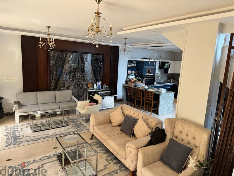 Galleria Compound, Fifth Settlement, New Cairo, 130 sqm apartment, 2 bedrooms (1 master), 2 bathrooms, first floor, prime location, fully finished, su 8