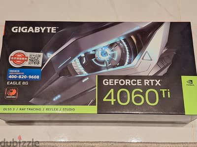 كارت " Rtx 4060 ti متبرشم ٨ جيجا ٣ مروحه