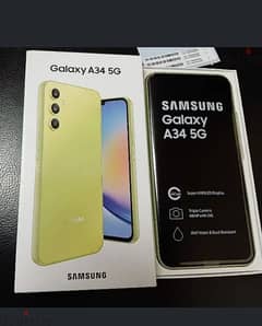 Samsung Galaxy A34  5G , Ram 8+8 , 256 G 0