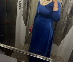 فستان ليجن ازرق ب اكستنشن