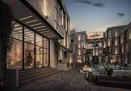 شقة استثمارية متشطبة هاي سوبر لوكس للبيع بالتقسيط بمبنى فندقي متكامل الخدمات بالتجمع 3