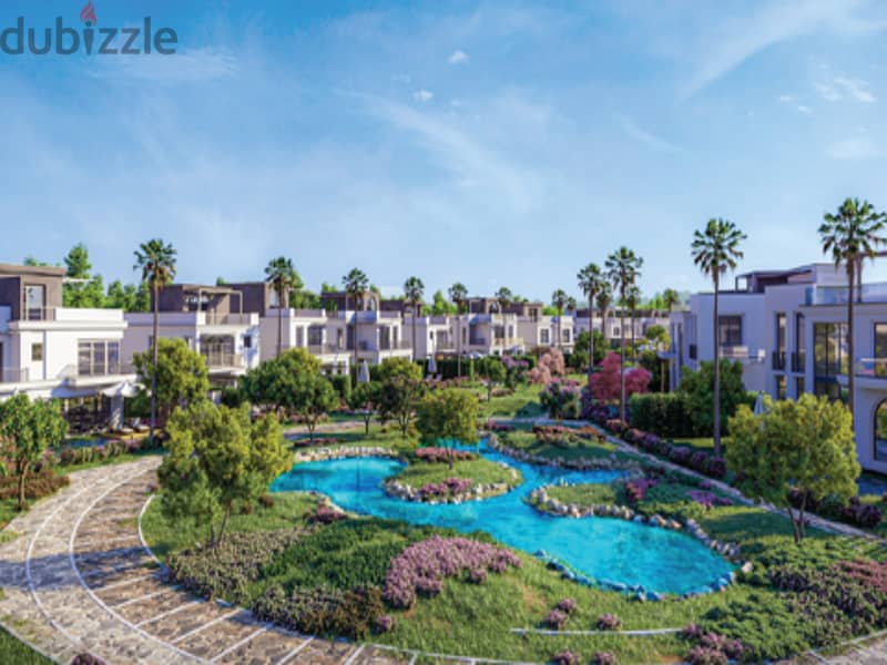 بمقدم مليون و 300 ألف. . فيلا تاون هاوس 250متر + حديقة واسعة للبيع بالتقسيط في الشيخ زايد 2