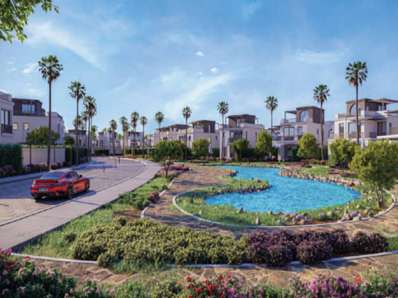بمقدم مليون و 300 ألف. . فيلا تاون هاوس 250متر + حديقة واسعة للبيع بالتقسيط في الشيخ زايد 3