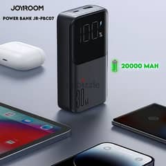 Joyroom Power Bank 20000. MAH Jr-PBC07 Orignal Fast Charge 30W