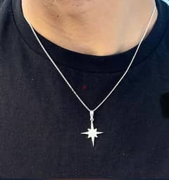 silver necklace 0