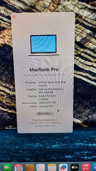 Macbook pro 2019-i5-8Gb-256ssd Touch par 2