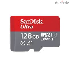 كارت ميموري SanDisk Ultra UHS I 128GB بسرعة 140 ميجابايت في الثانية 0