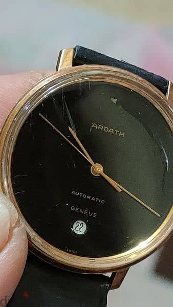 ساعة ميكانيكية قطعة فنية من ارداثARADATH مطلية ذهب 0