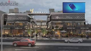Shop for sale in Fifth Settlement, 190m V TERRACE Mall Location: front AUC directly from the owner