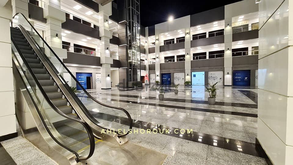 The last store on the ground floor in the strongest mall in Shorouk, Value Mall, shop 59 M+ 55 M an outdoor terrace suitable for a cafe or restaurant. 3