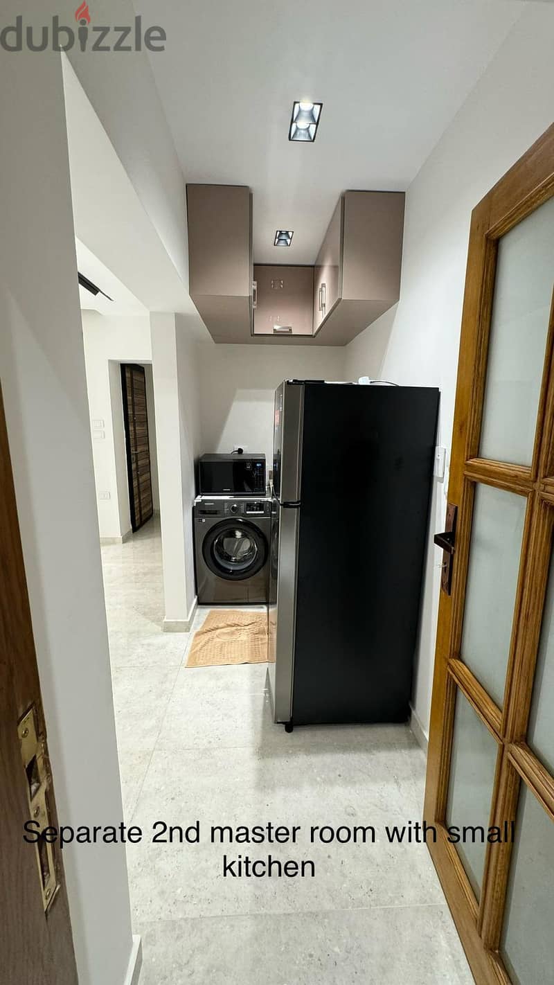Furnished ground floor apartment for rent in degla شقه للايجار فى دجله 5