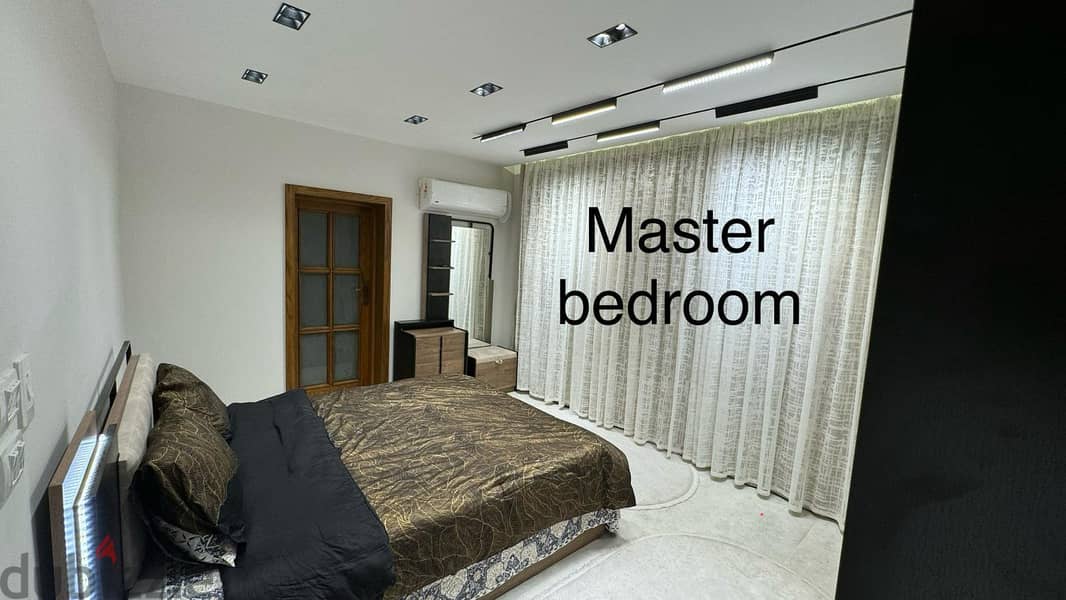 Furnished ground floor apartment for rent in degla شقه للايجار فى دجله 6