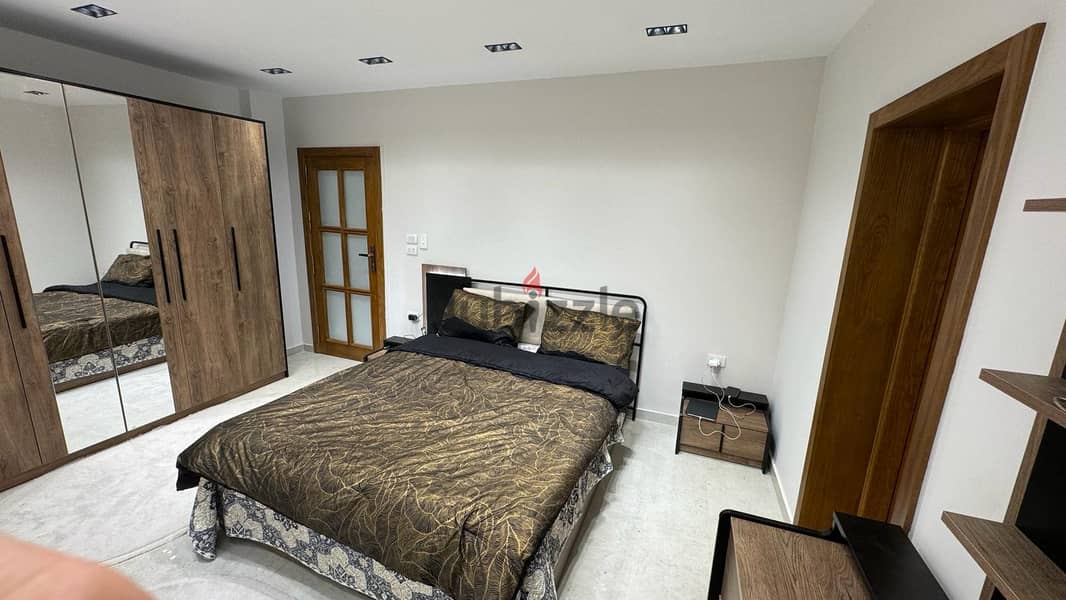 Furnished ground floor apartment for rent in degla شقه للايجار فى دجله 8
