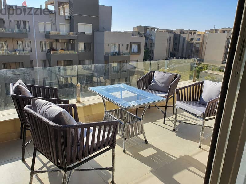 Furnished PentHouse – 3 beds in Palm Hills beside AUC New Cairo – Village Gate 0