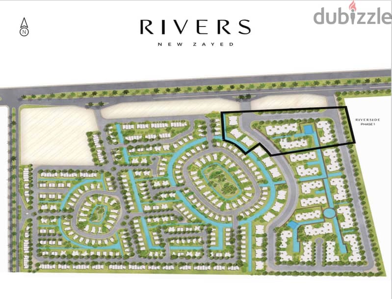 Apartment for sale - rivers new zayed 10% DP. 2