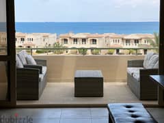 Chalet For Sale 185 sqm 3 Bed + Nany Room | La Vista 6 Ain Sokhna | Sea View&Pool View With A/C & Furniture شاليه للبيع لافيستا 6 العين السخنه فيو بحر