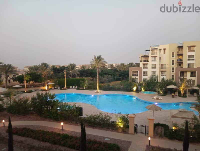 Apartment for sale in Uptown Cairo, pool view 0