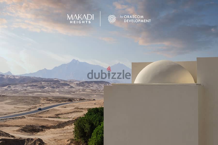 دوبلكس للبيع من اوراسكوم 131م - متشطب بالكامل في مكادي هايتس الغردقة  Hurghada Red Sea 1