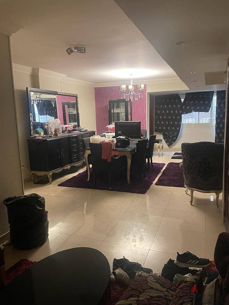 Apartment for sale in Al-Narges buildings near Gamal Abdel Nasser axis, Arbella Plaza, Fatima Sharbatly Mosque, and Talaat Harb axis  With private ent 0