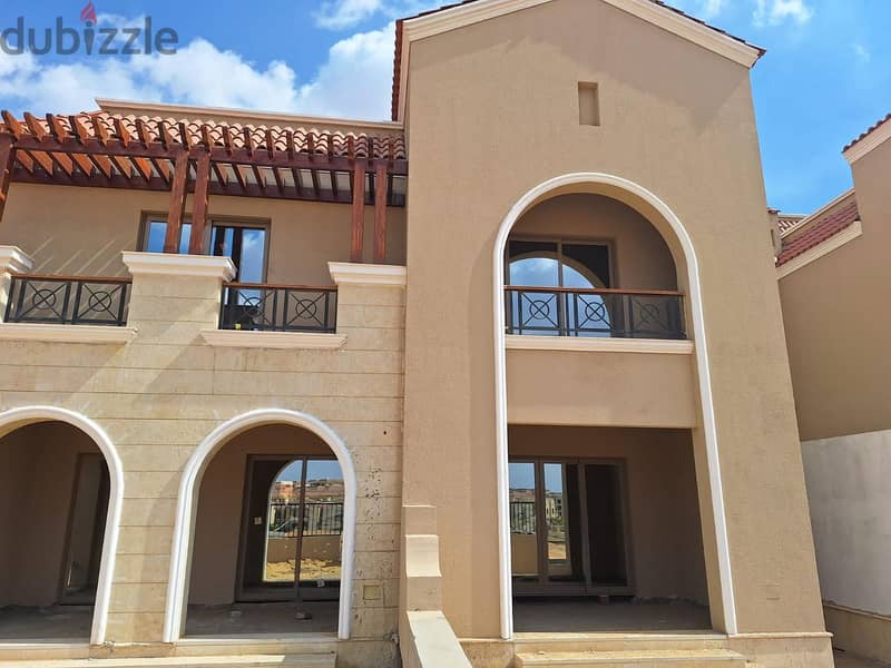 Townhouse for sale in Maadi Compound, Pami's View in the Compound, immediate delivery of 300m 11