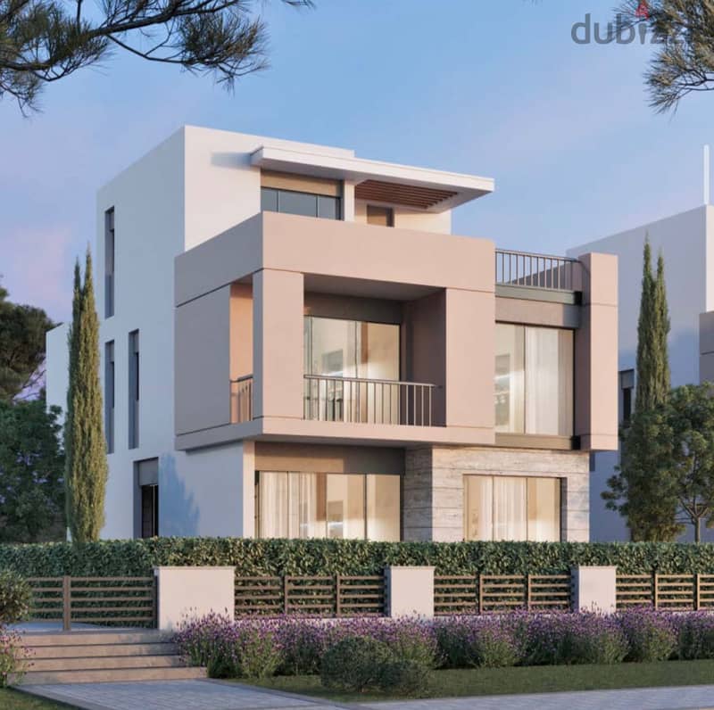 Villa for sale in The Estats Sodic Compound, in the heart of Sheikh Zayed, in front of Sphinx Airport, in installments 1