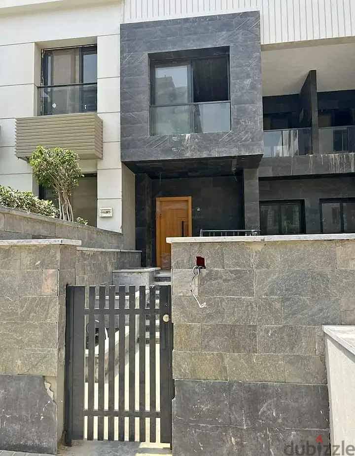 Separate villa 250 meters for sale View Landscape The Crest Compound New Cairo Alcazar Real Estate Company with the best location in the Fifth Settlem 9
