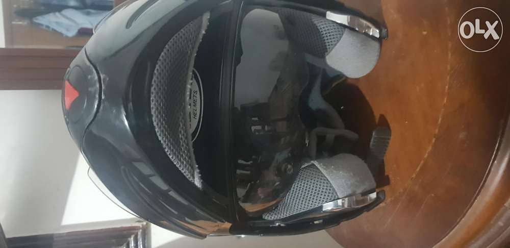 Vcan motorcycle helmet with bluetooth headset 2