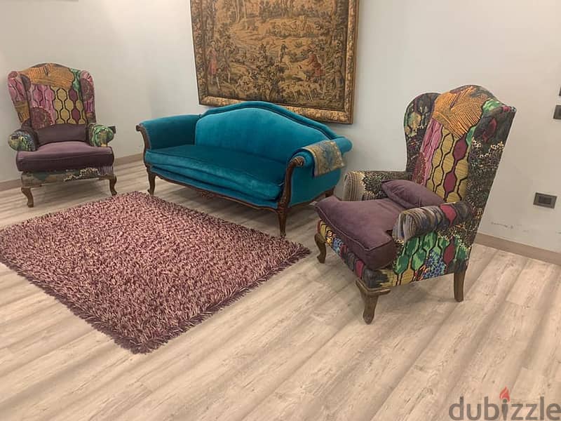 Apartment for Sale Immediate receipt finished with electrical appliances and ultra modern furniture 186m 200m planted Zayed Regency Sheikh Zayed 9