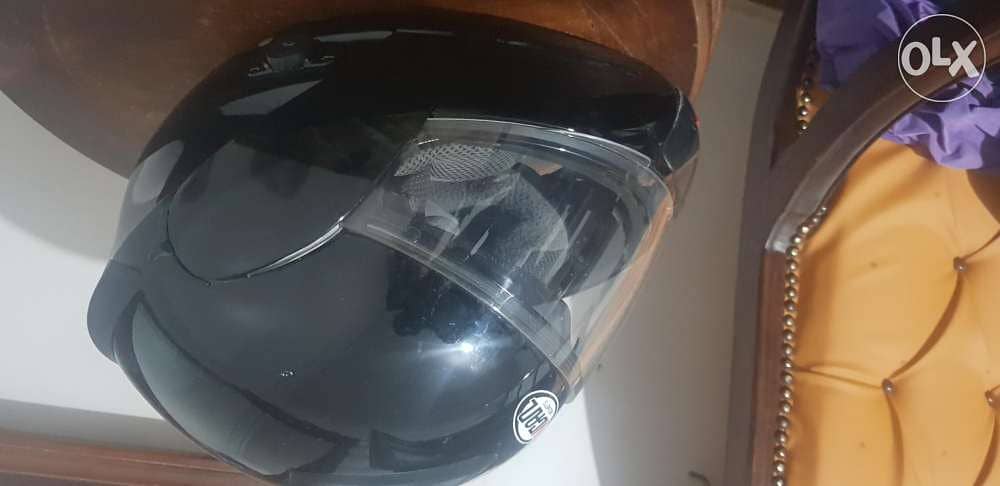 Vcan motorcycle helmet with bluetooth headset 4