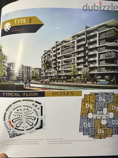 Duplex for sale in Rhodes Compound by Plaza Gardens in the Administrative Capital  Open view on an artificial lake and landscape 0
