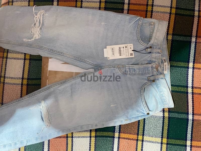 zara original men jeans with ticket size 36(XS) زارا جينز اصلى جديد 5