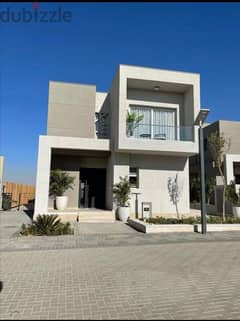 Twin House garden with roof in Palm Hills - New Cairo For Sale