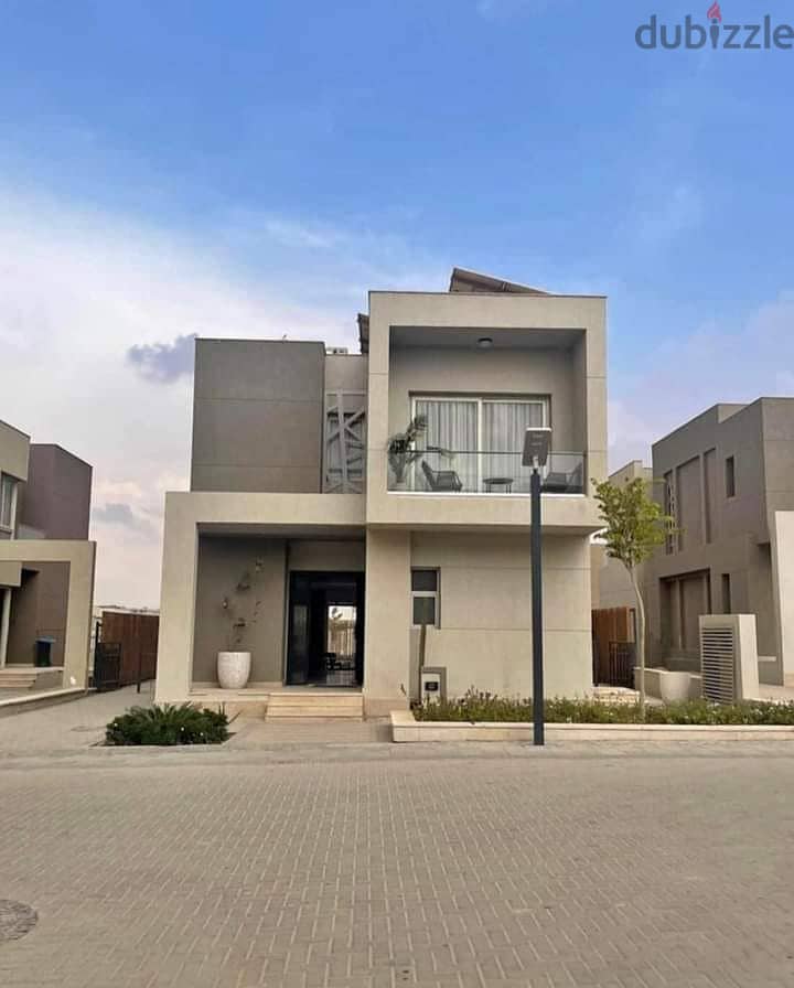 Twin House garden with roof in Palm Hills - New Cairo For Sale 1