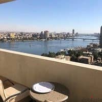 Smart apartment 415 sqm for sale, immediate receipt, Hilton services, in front of the Nile, in front of Gold Island, in Nile Towers 7