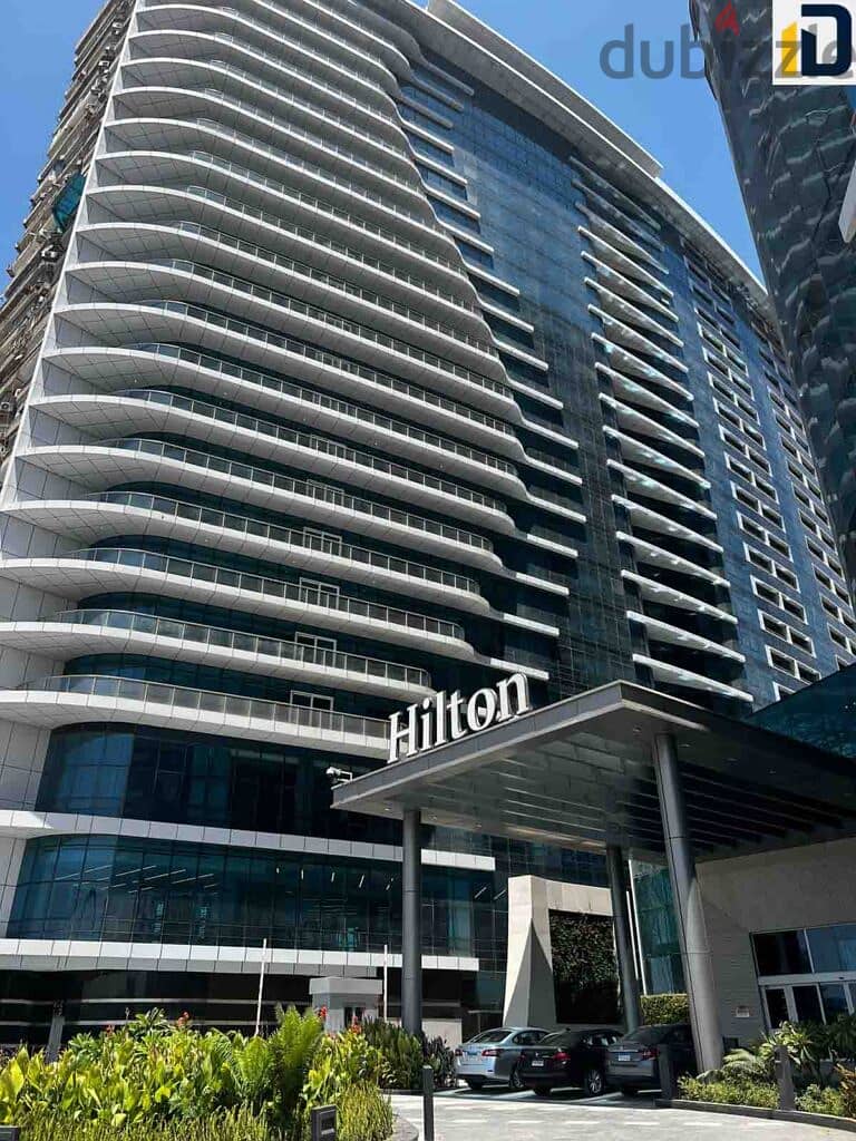 Smart apartment 415 sqm for sale, immediate receipt, Hilton services, in front of the Nile, in front of Gold Island, in Nile Towers 10